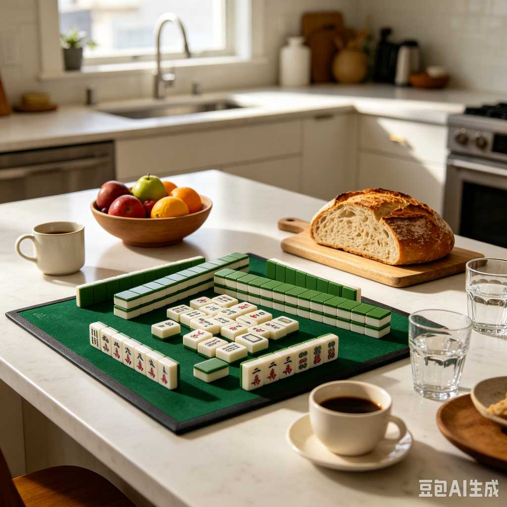 retro text mahjong tiles