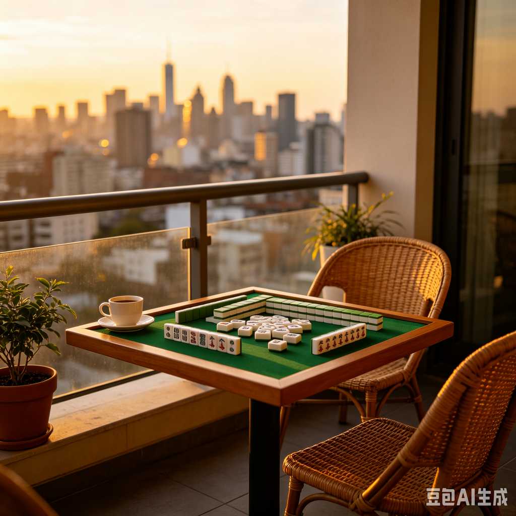 camping leisure mahjong set