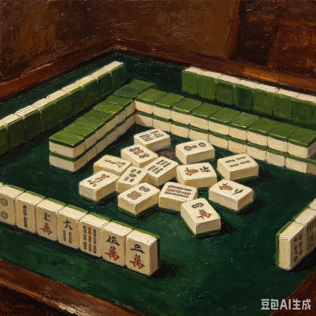 dual color mahjong tiles