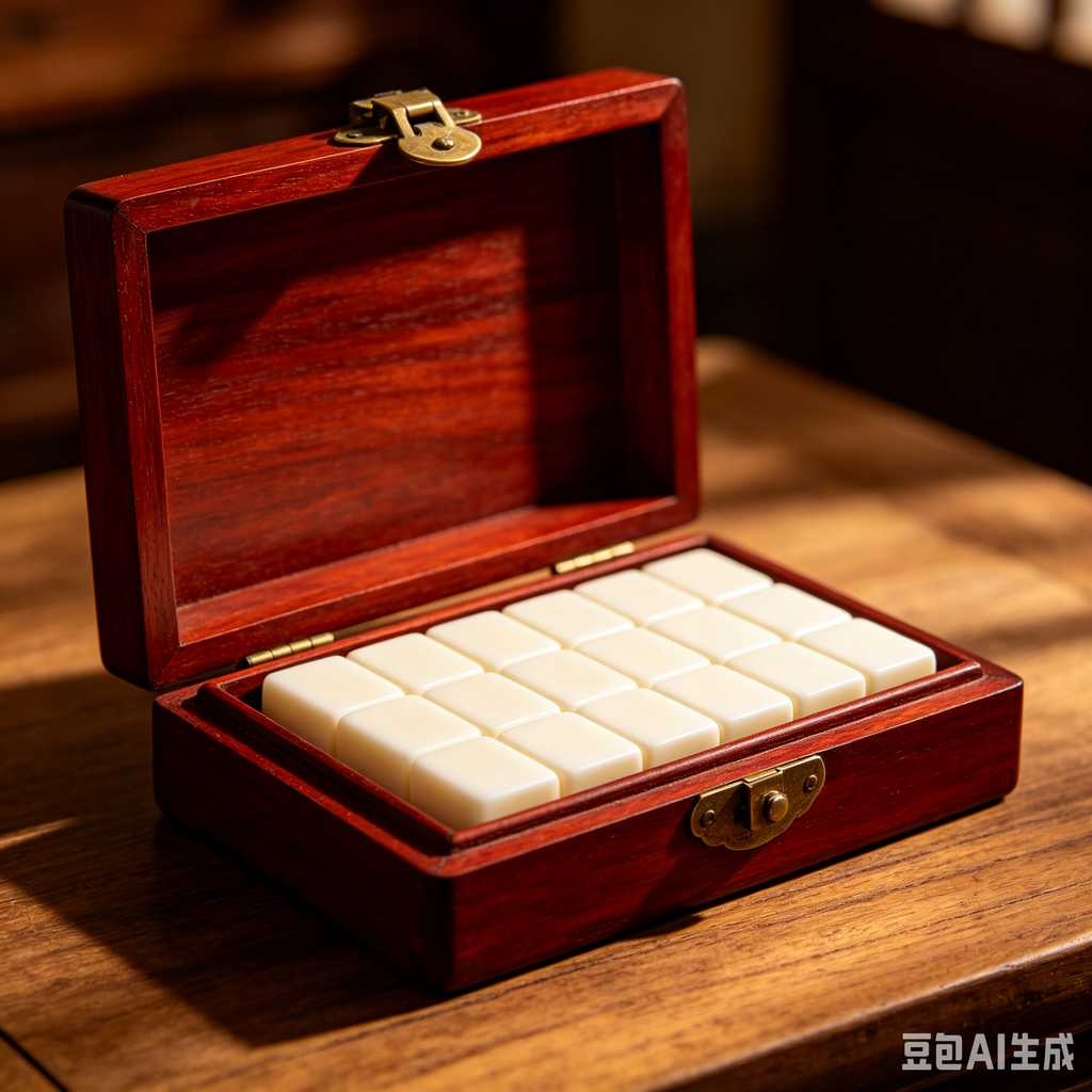 travel mahjong table mat set