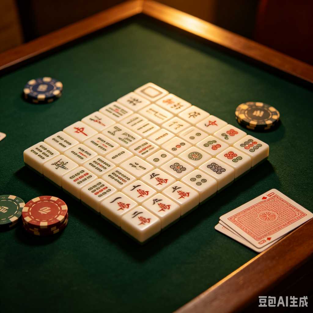 mahjong set with storage case
